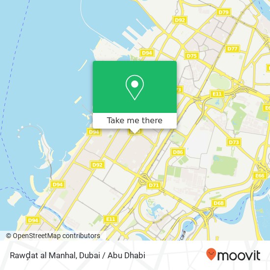 Rawḑat al Manhal map