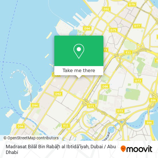 Madrasat Bilāl Bin Rabāḩ al Ibtidā’īyah map