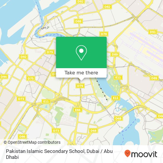Pakistan Islamic Secondary School map