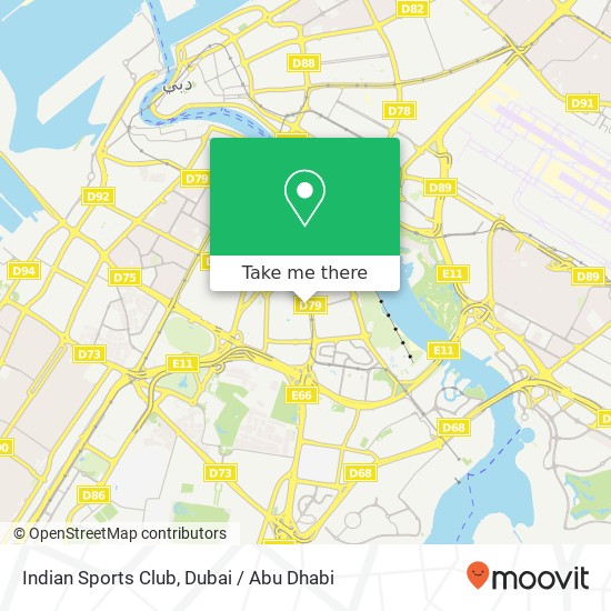 Indian Sports Club map