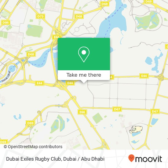 Dubai Exiles Rugby Club map