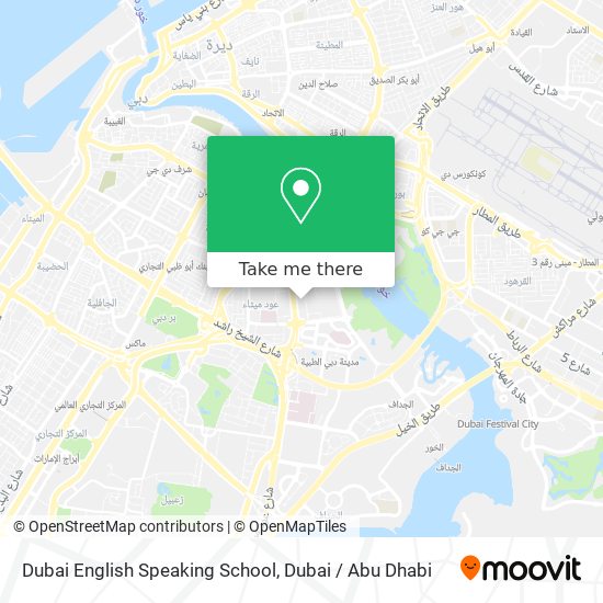Dubai English Speaking School map