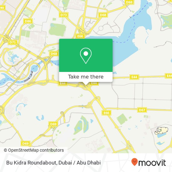 Bu Kidra Roundabout map