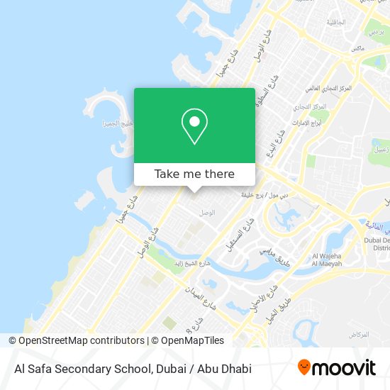 Al Safa Secondary School map