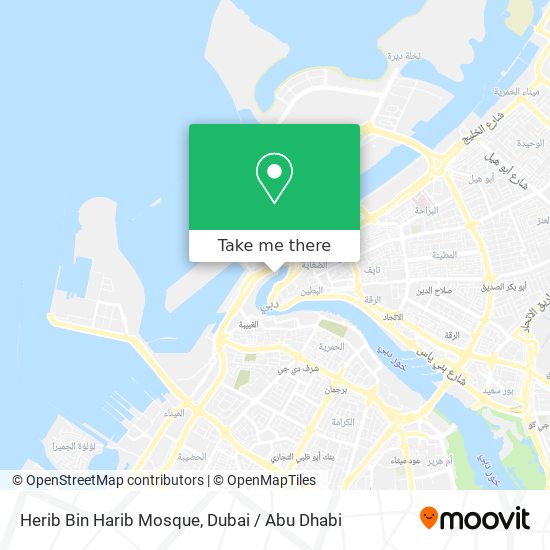 Herib Bin Harib Mosque map