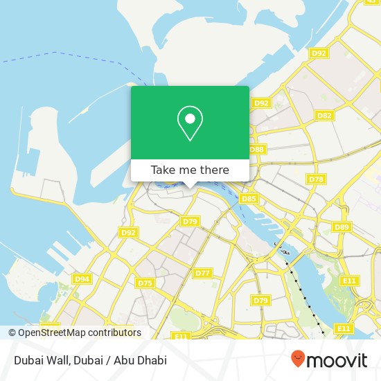 Dubai Wall map