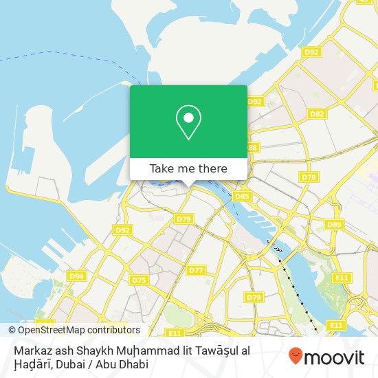 Markaz ash Shaykh Muḩammad lit Tawāşul al Ḩaḑārī map