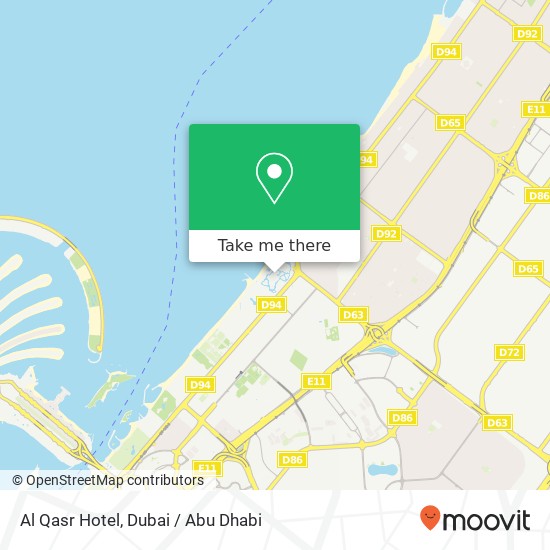 Al Qasr Hotel map