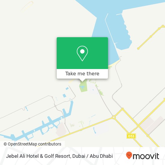 Jebel Ali Hotel & Golf Resort map