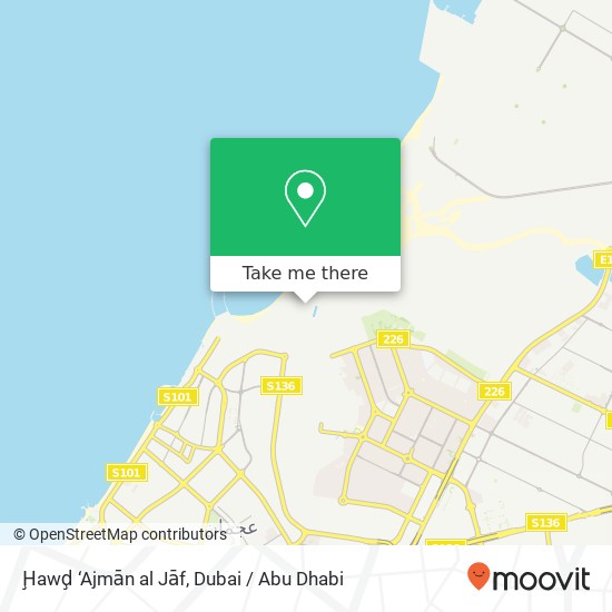 Ḩawḑ ‘Ajmān al Jāf map