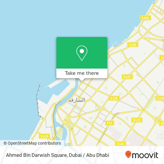 Ahmed Bin Darwish Square map
