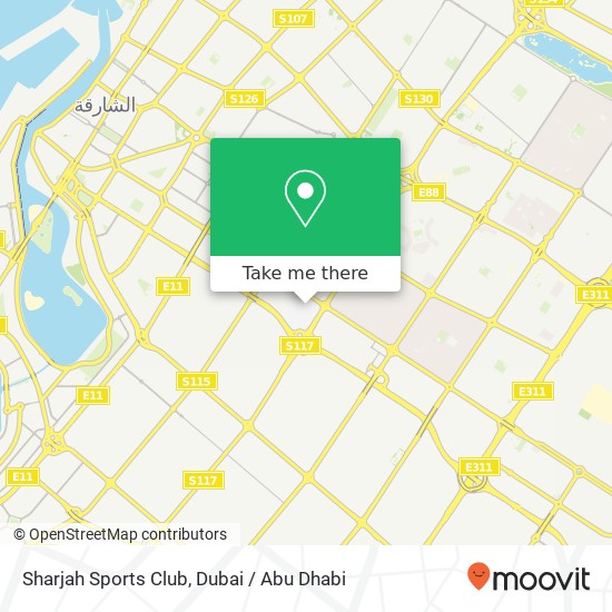 Sharjah Sports Club map