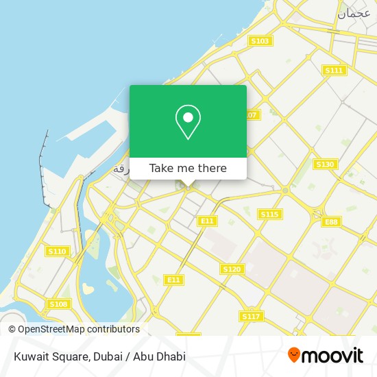 Kuwait Square map