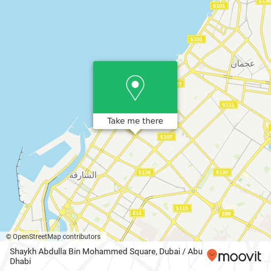 Shaykh Abdulla Bin Mohammed Square map