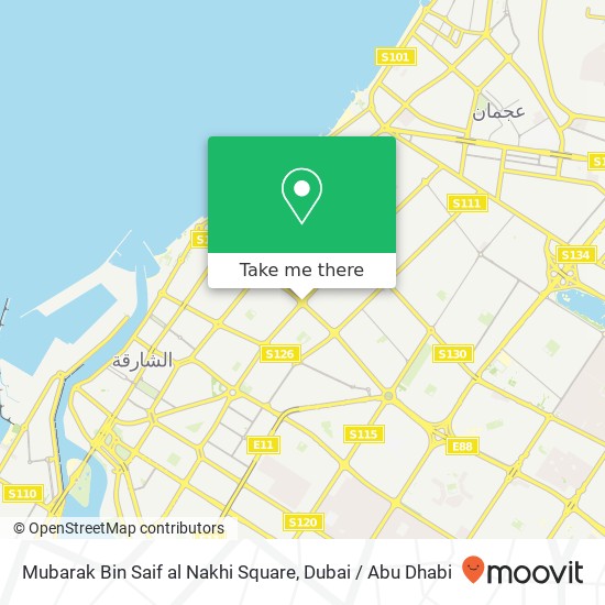 Mubarak Bin Saif al Nakhi Square map