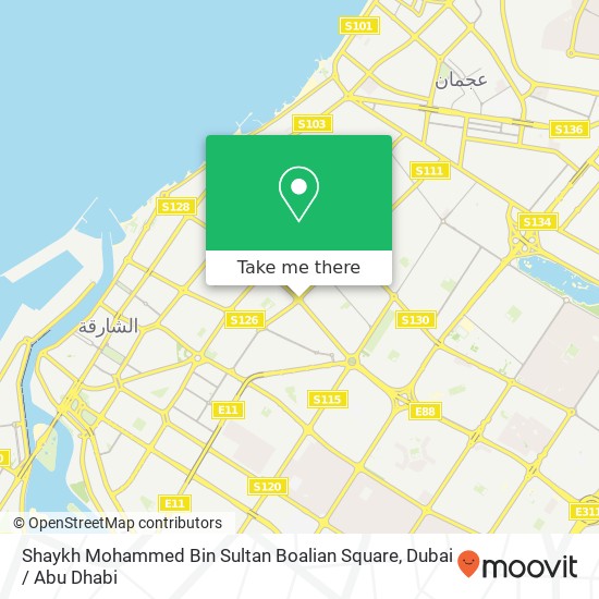 Shaykh Mohammed Bin Sultan Boalian Square map