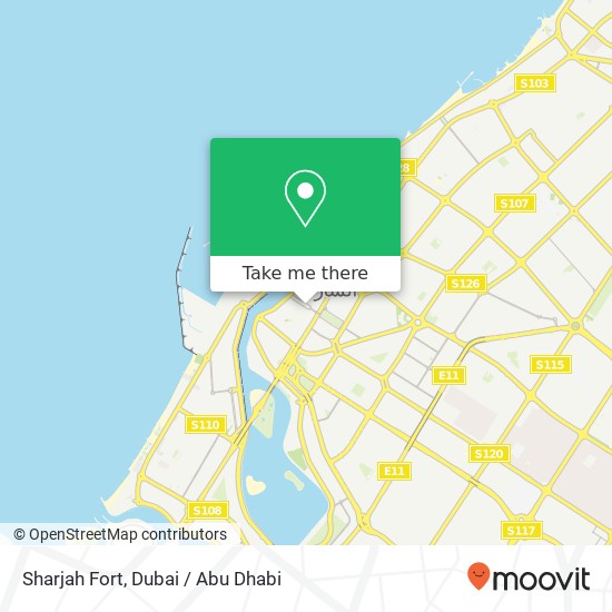 Sharjah Fort map