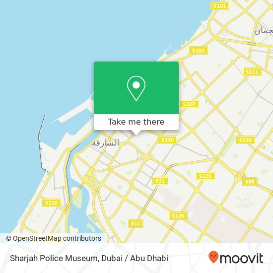 Sharjah Police Museum map