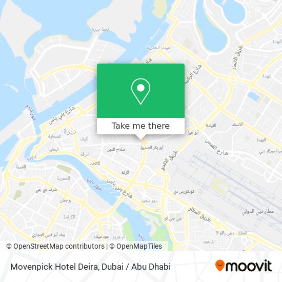 Movenpick Hotel Deira map