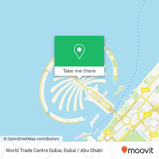 World Trade Centre Dubai map