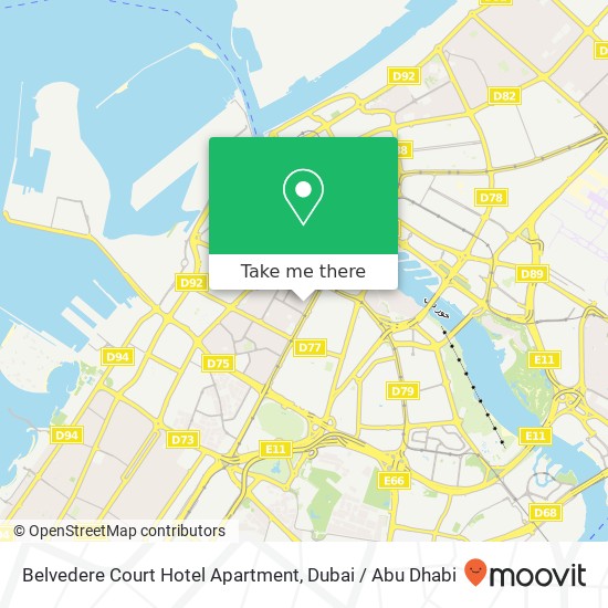 Belvedere Court Hotel Apartment map