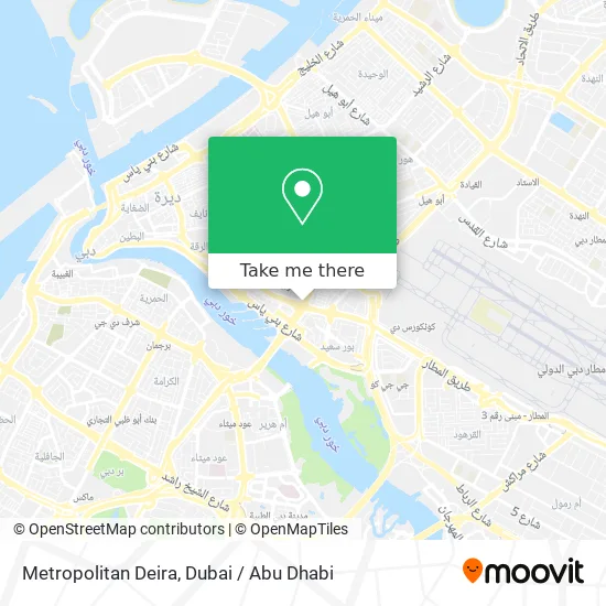 Metropolitan Deira map