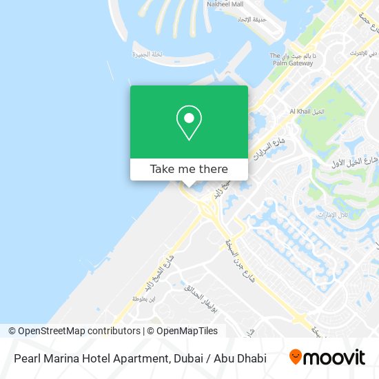 Pearl Marina Hotel Apartment map