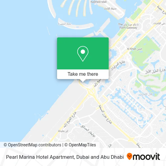 Pearl Marina Hotel Apartment map