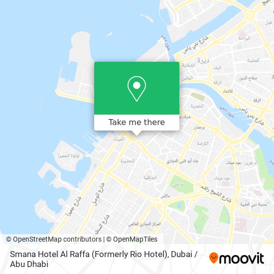 Smana Hotel Al Raffa (Formerly Rio Hotel) map