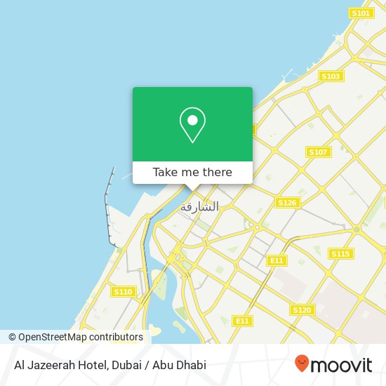 Al Jazeerah Hotel map