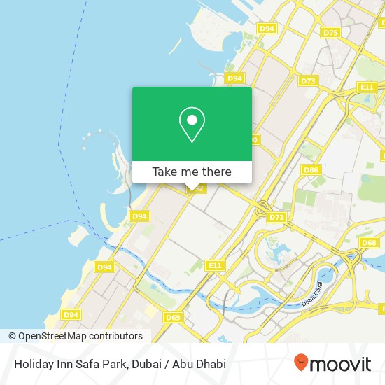 Holiday Inn Safa Park map