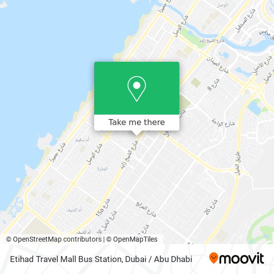 Etihad Travel Mall Bus Station map