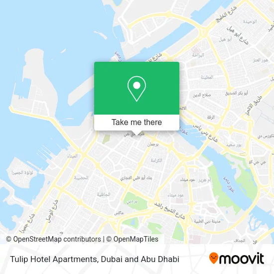 Tulip Hotel Apartments map