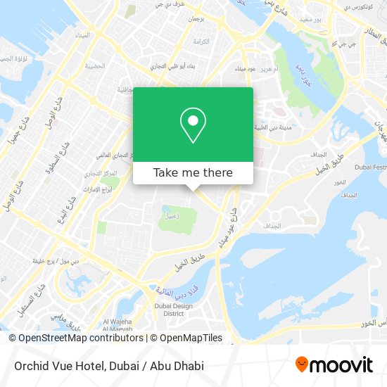 Orchid Vue Hotel map