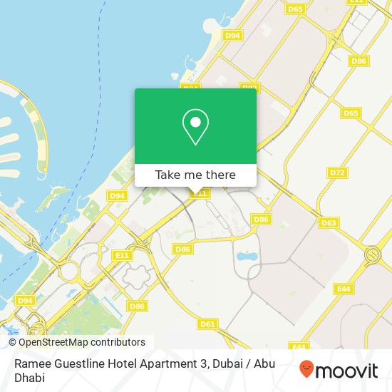 Ramee Guestline Hotel Apartment 3 map