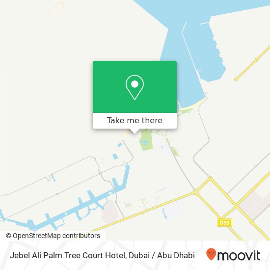 Jebel Ali Palm Tree Court Hotel map