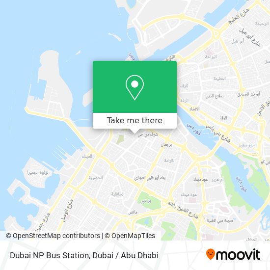 Dubai NP Bus Station map