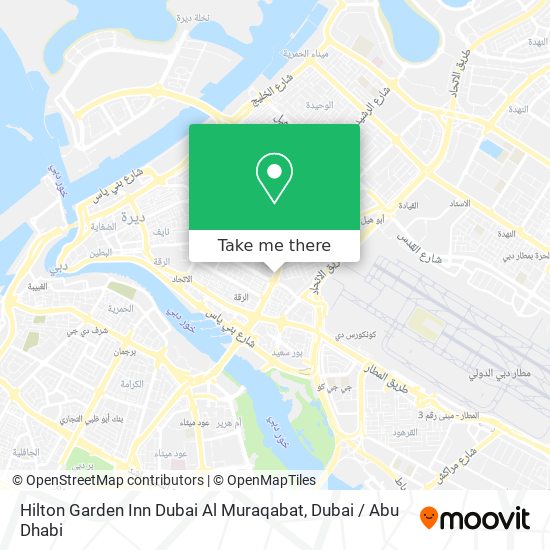 Hilton Garden Inn Dubai Al Muraqabat map