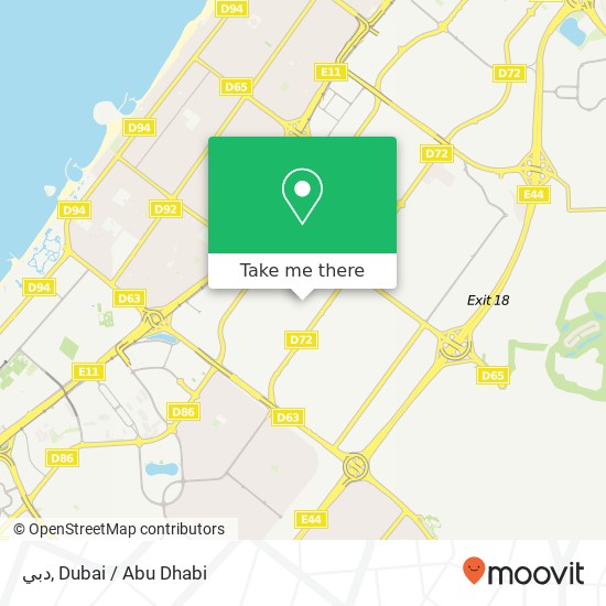 دبي map