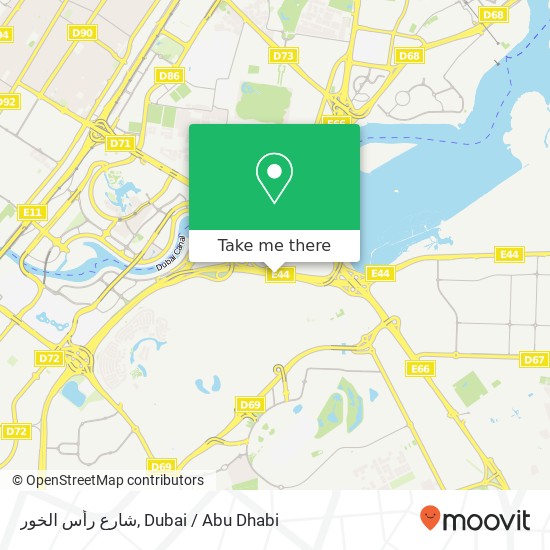 شارع رأس الخور map