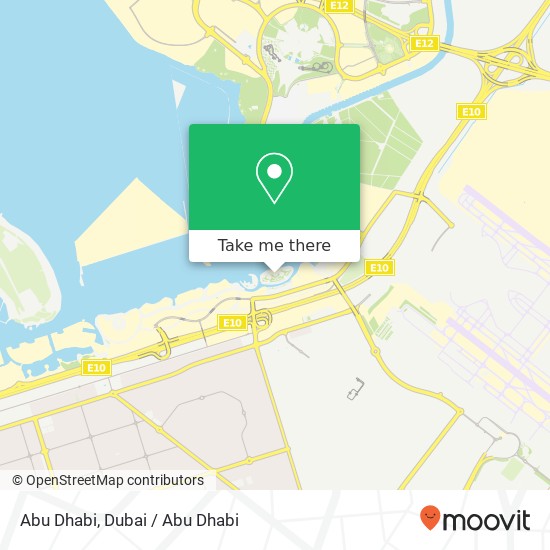 Abu Dhabi map