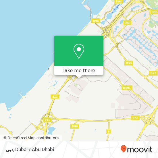 دبي map