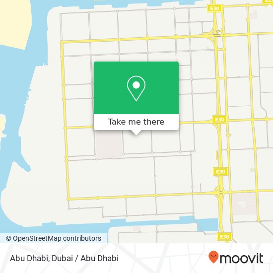 Abu Dhabi map