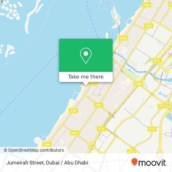 Jumeirah Street map