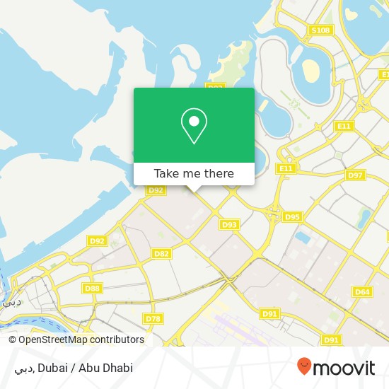 دبي map