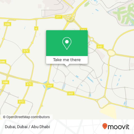 Dubai map