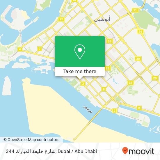 344 شارع خليفة المبارك map