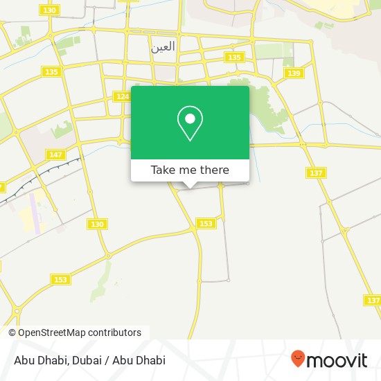 Abu Dhabi map