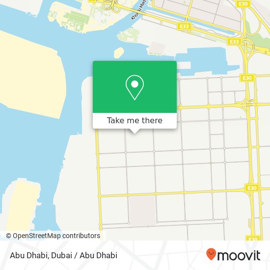 Abu Dhabi map