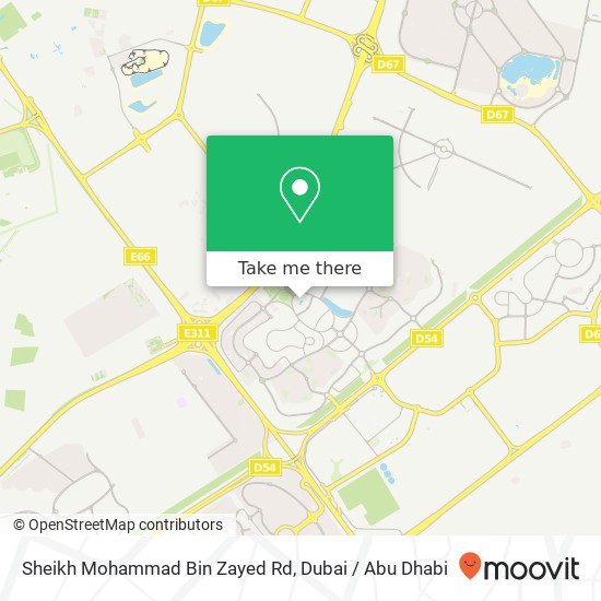 Sheikh Mohammad Bin Zayed Rd map